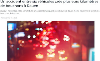 en cause , un accident entre 6 voitures