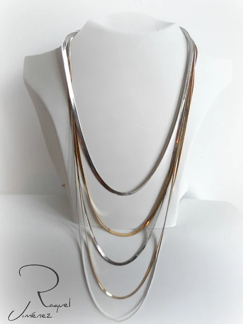 collar,cadena,plateado,dorado,