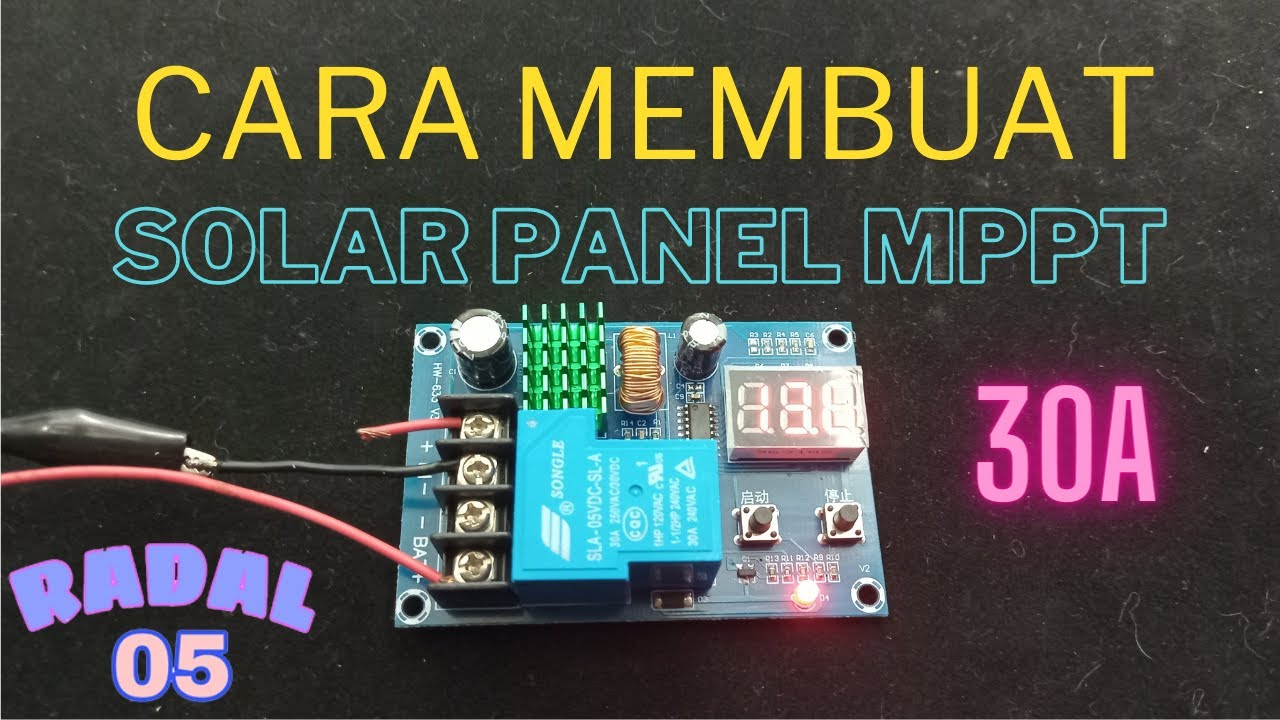 Cara membuat System SCC MPPT solar panel