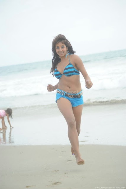  hot  Sanjana navel bikini pics