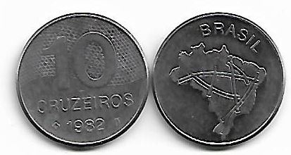 Moeda de 10 Cruzeiros, 1982