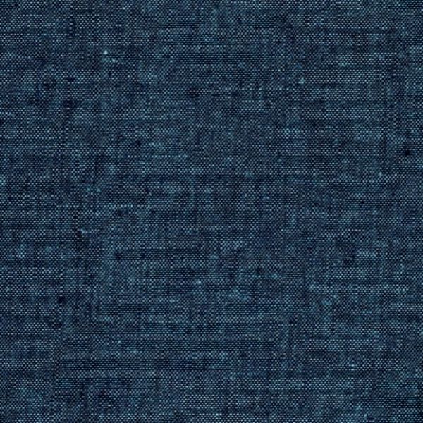 Kaufman Essex Yarn Dyed Linen Blend Peacock Fabric