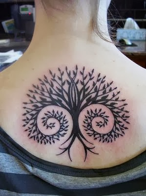 Silhouette Tree Tattoo