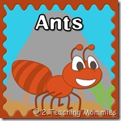 Ant PreK Printables