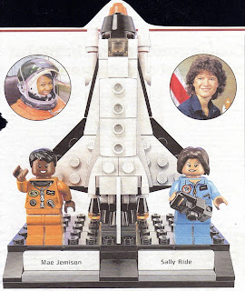 3 News Views Etc Small Scale World Lego Press Articles Stories -051 Construction Toy; Lego Bricks; Lego Construction Toy; Lego Mindstorms; Lego Minifigs; Lego News; Lego Space; Lego Superman; Legot; Mindstorms; Minifigs; News; smallscaleworld.blogspot.com; Sally Ride Mae Jemison, Shuttle space craft astronauts