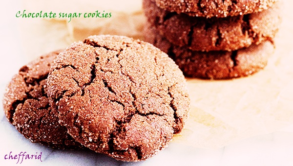 Chocolate sugar cookies