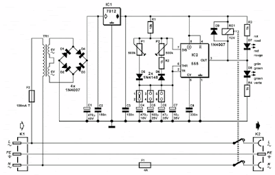 Mains Pulser Circuit Diagram