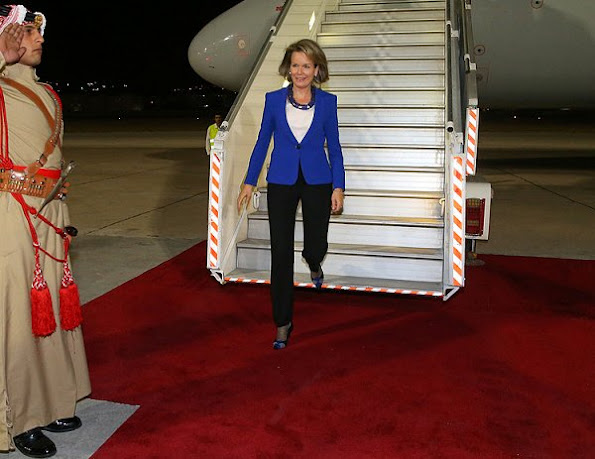 Jordan visit of Queen Mathilde of Belgium started, Queen Mathilde will also meet with Queen Rania of Jordan.