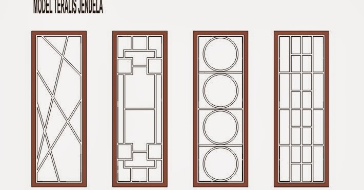 25 Model Teralis  Jendela  Minimalis  Modern Anti Maling 