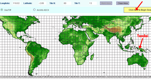 Blognya Lorens : Membuat Peta Memakai Data DEM SRTM 90 Meter