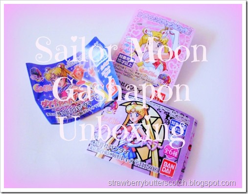Sailor Moon Gashapon Unboxing.  Cute capsule toys from Japan.