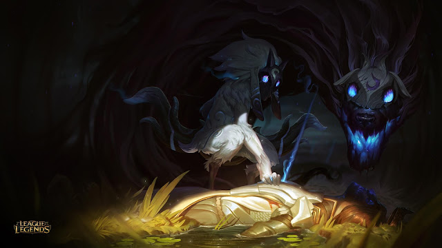 Sheep and Wolf Kindred Jungler from League of Legends