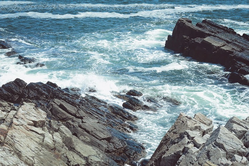 Greater Portland, Maine New England Cape Elizabeth Atlantic Ocean Rocky shore photo by Corey Templeton