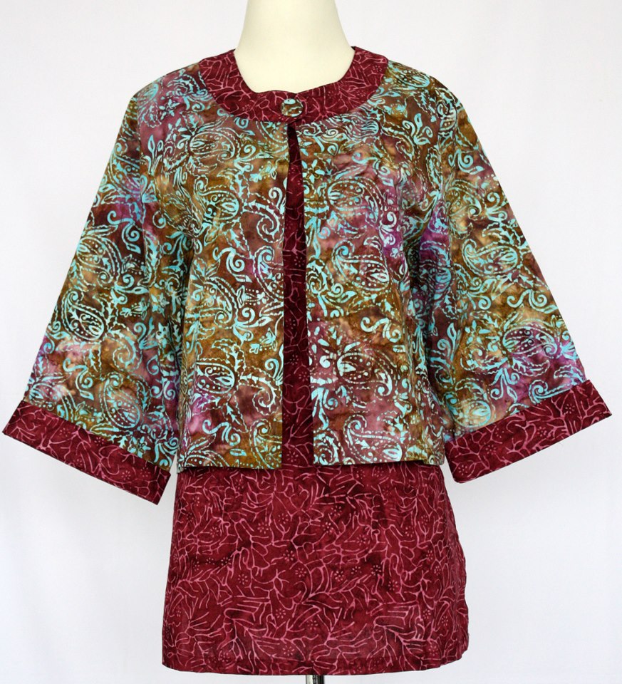  Model Baju Blus Batik Terbaru Collar Blouses