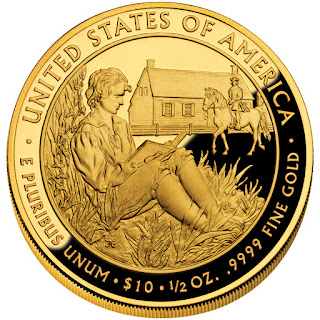 United States Gold Coins President Martin Van Buren’s Liberty First Spouse 10 Dollars Gold Coin