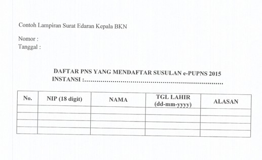 BKN Memberikan Kesempatan Kedua Kepada 106.038 PNS Yang Belum Melakukan Registrasi PUPNS