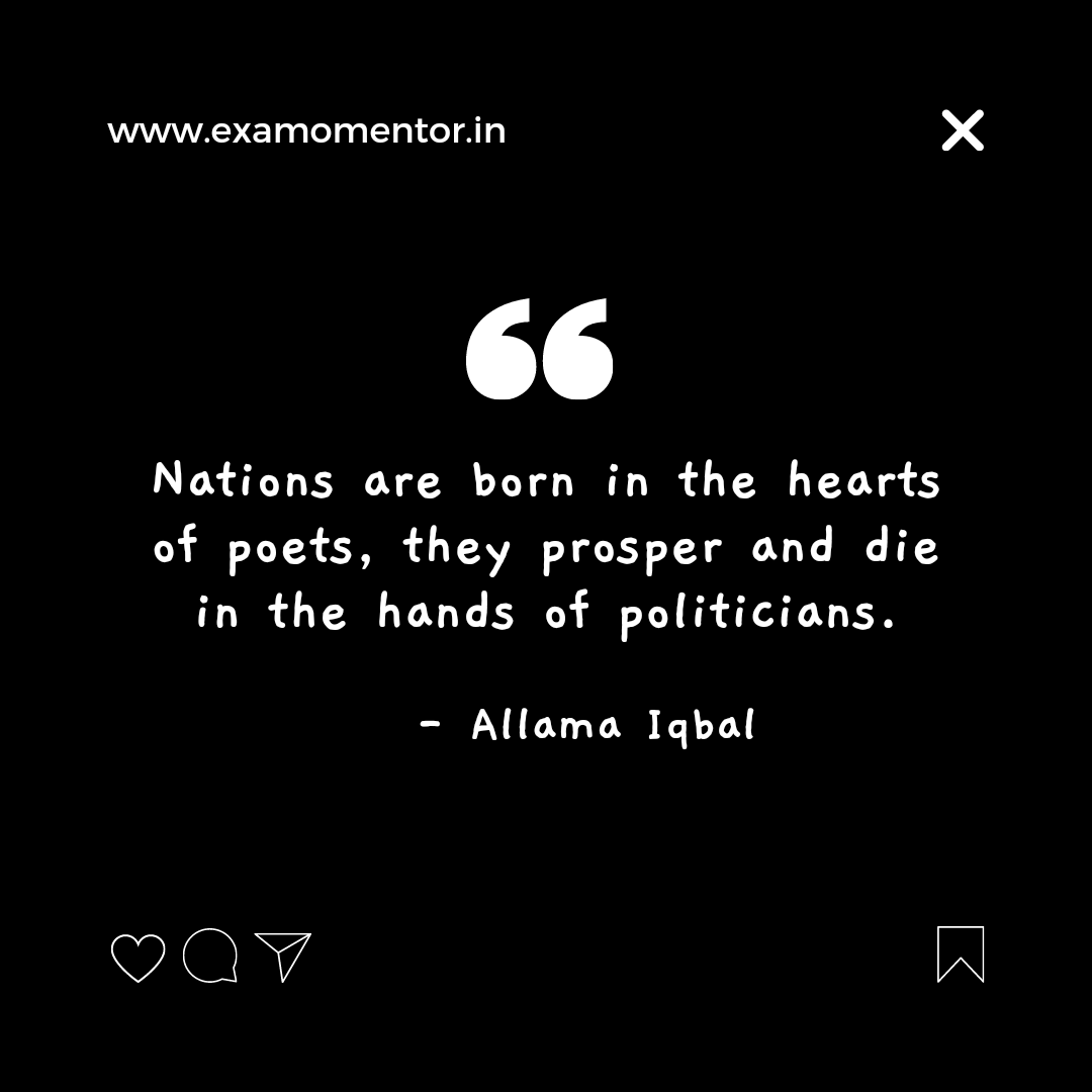Allama Iqbal Poetry Quotes in English for Students