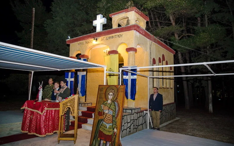 Αλεξανδρούπολη: Κεκλεισμένων των θυρών ο εορτασμός του Αγίου Δημητρίου στο Στρατόπεδο ΓΙΑΝΝΟΥΛΗ