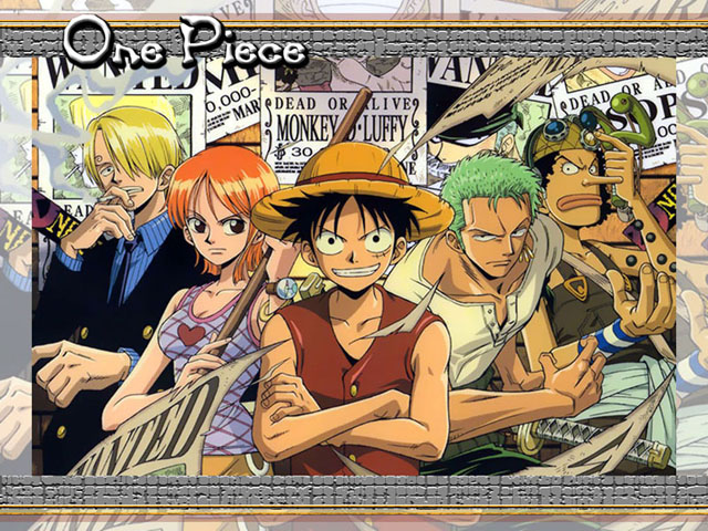 One piece cartoon