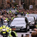 El ataúd de la reina Isabel II recorre Escocia