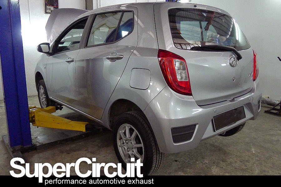 SUPERCIRCUIT Exhaust Pro Shop: Perodua Axia 1.0 Exhaust 