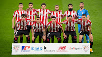 ATHLETIC CLUB DE BILBAO. Temporada 2020-21. Sancet, Unai Núñez, MIkel Vesga, Íñigo Martínez, Villalibre, Unai Simón. Morcillo, Berenguer, Vencedor, Balenziaga y De Marcos. ATHLETIC CLUB DE BILBAO 2 CLUB ATLÉTICO OSASUNA 2. 08/05/2021. Campeonato de Liga de 1ª División, jornada 35. Bilbao, Vizcaya, estadio de San Mamés: sin público. GOLES: 1-0: 1’, Morcillo. 1-1: 11, Brasanac. 2-1: 62’, Sancet. 2-2: 89’, Budimir.