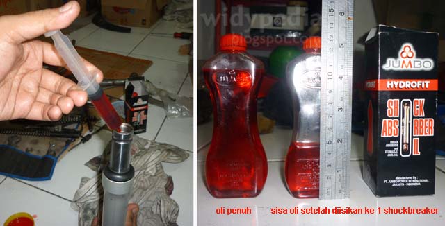 Widypedia Memperbaiki Shockbreaker Depan Mio