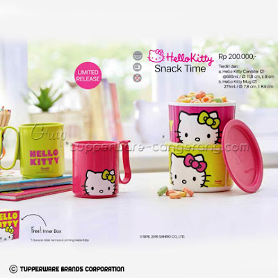 Hello Kitty Snack Time ~ Katalog Tupperware Promo Mei 2016