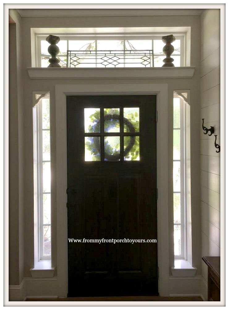 Gallery Glass Front Door Sidelights DIY - In My Own Style
