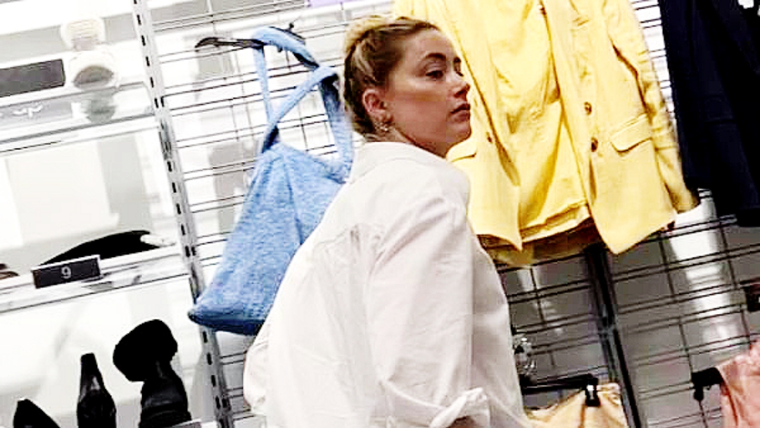 Amber Heard stuck shopping for reasonably-priced garments after admitting not being able to pay $10.4 milion to Johnny Depp