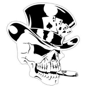 Mithos Tatto on 2011 Airbrush Stencils Artwork Skull Head And As Card Slash Hat