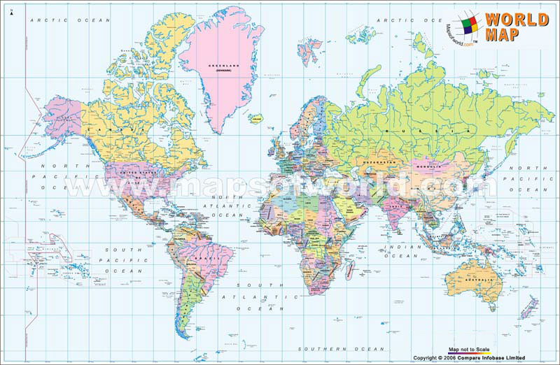 mapa de europa y asia. Asia a la derecha,