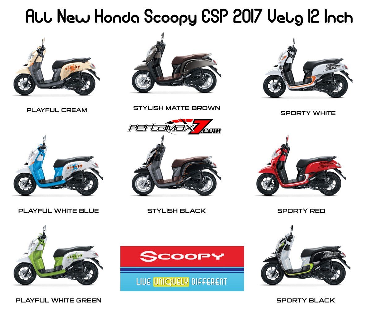 88 Modifikasi Scoopy Sporty 2017