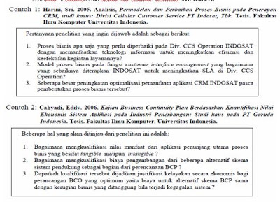 Contoh Identifikasi Masalah Dengan Rumusan Masalah - J K A 