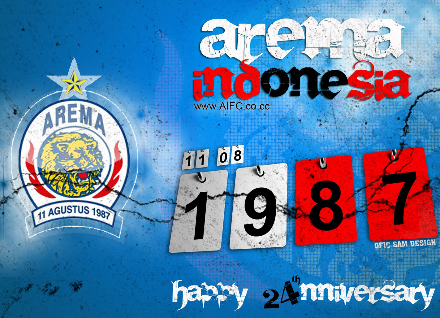 Wallpaper Arema Keren Singo Edan Ngawi Cyber