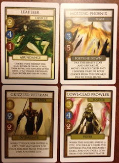 example of text in cards for Omen Reign of War game