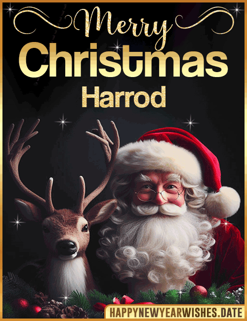 Merry Christmas gif Harrod