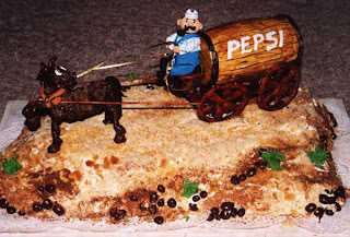 old pepsi transporter cake