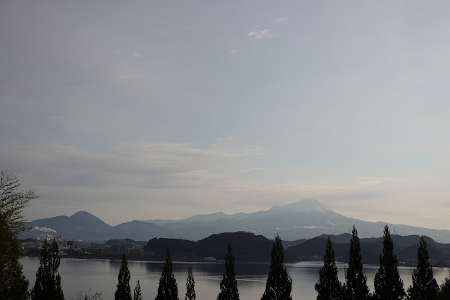 島根県安来市島田町 丘の上の農地からの眺望