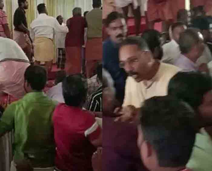 Malyote temple meeting attack: 19 people booked in 2 complaints, Kannur, Police, Attack, Complaint, Case, Kerala