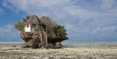  known not only for its extraordinary location The Rock Restaurant in Zanzibar