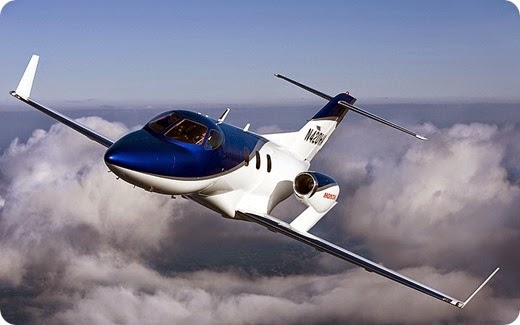 Honda's advanced light jet, HondaJet, features several innovations that help it achieve far better fuel efficiency, larger cabin and luggage space and higher cruise speed than conventional aircraft in its class. The result of 20 years of aviation research, key HondaJet innovations include a patented over-the-wing engine-mount configuration, a natural-laminar flow (NLF) wing and fuselage nose, and an advanced all-composite fuselage structure.