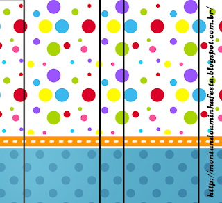 Colored Dots Free Printable Labels.