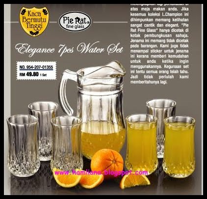 PINGGAN MANGKUK SHOPPING ONLINE: KATALOG MENANG GLASSWARE 