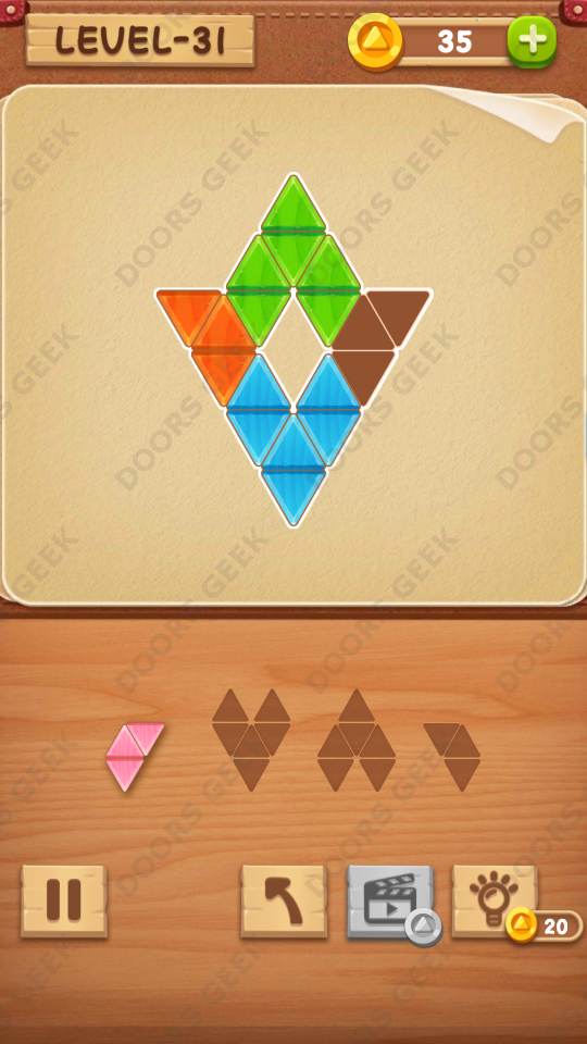 Block Puzzle Jigsaw Rookie Level 31 , Cheats, Walkthrough for Android, iPhone, iPad and iPod