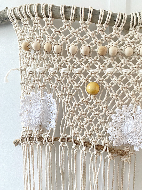 macrame with beads