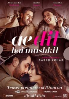 Ae Dil Hai Mushkil (2016) full Movie Download