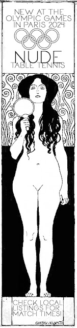 Nude Ping-Pong/Nuda Veritas by Gustav Klimt