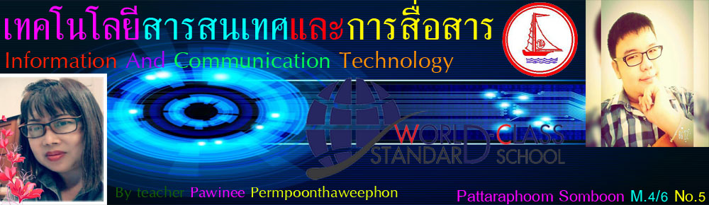 เทคโนโลยีสารสนเทศและการสื่อสาร ม.4