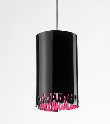 Pendant Lamp with Carved Romantic Messages